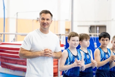Алексей Немов вдохновляет молодых гимнастов Тобольска на олимпийские медали
